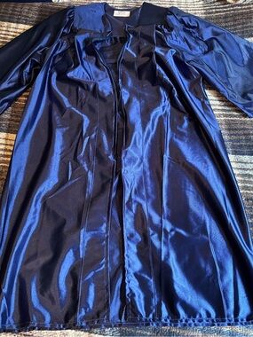 Blue Graduation Gown Robe